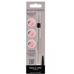 NEW Nails INC Star Silver MANI MARKER Marker Gray Nail Polish Decoration Pen